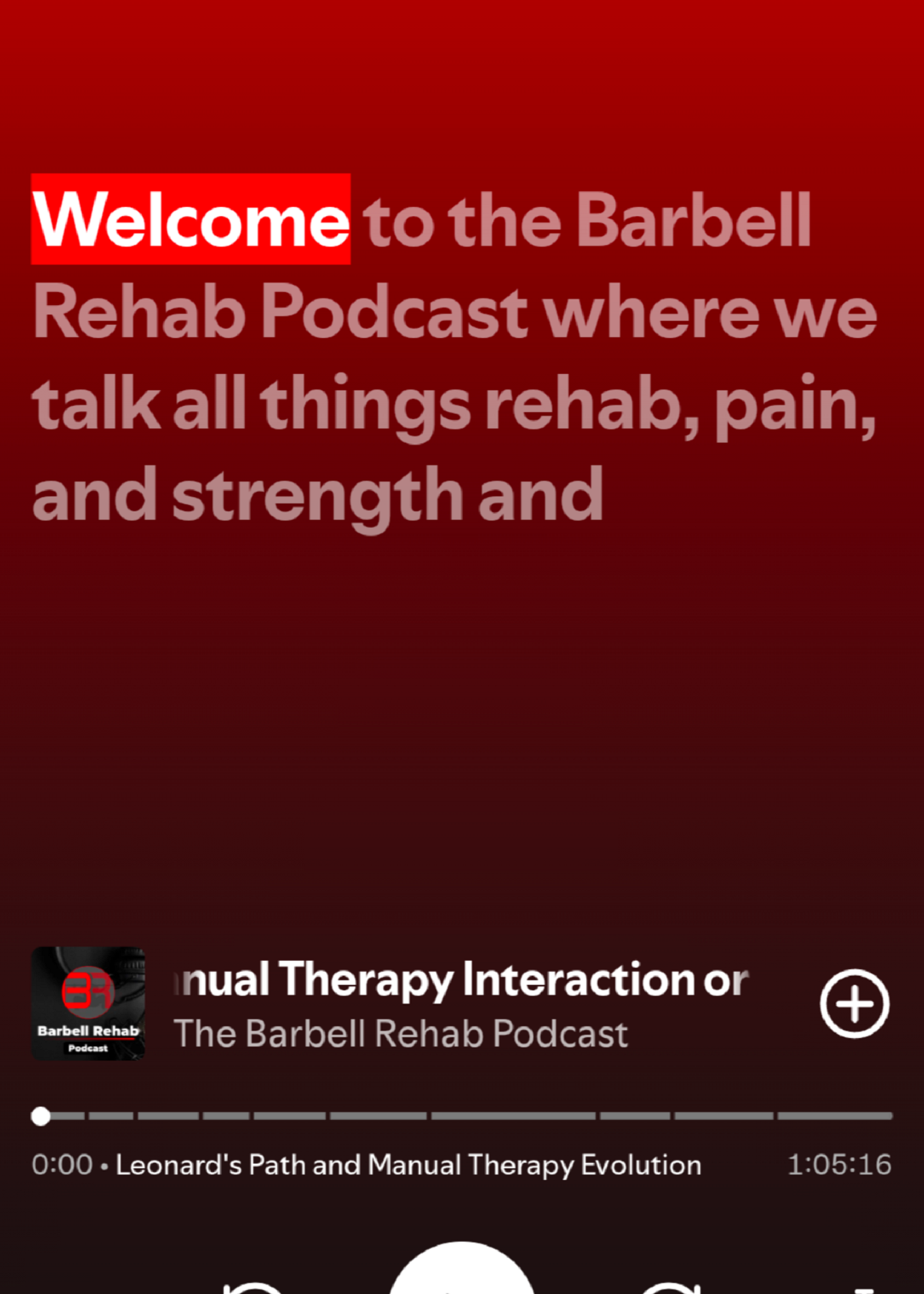 Leonard Barbell Rehab